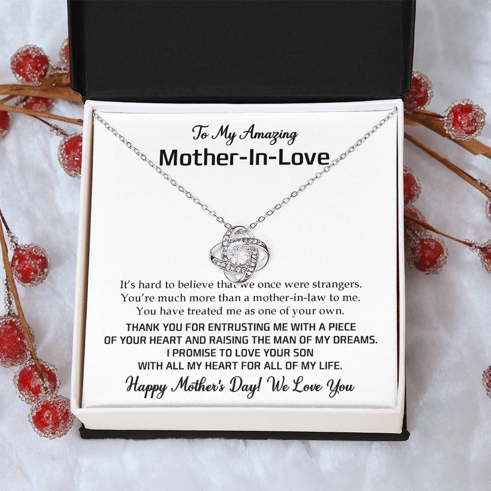 To My Mother-In-Love Love Knot Necklace
