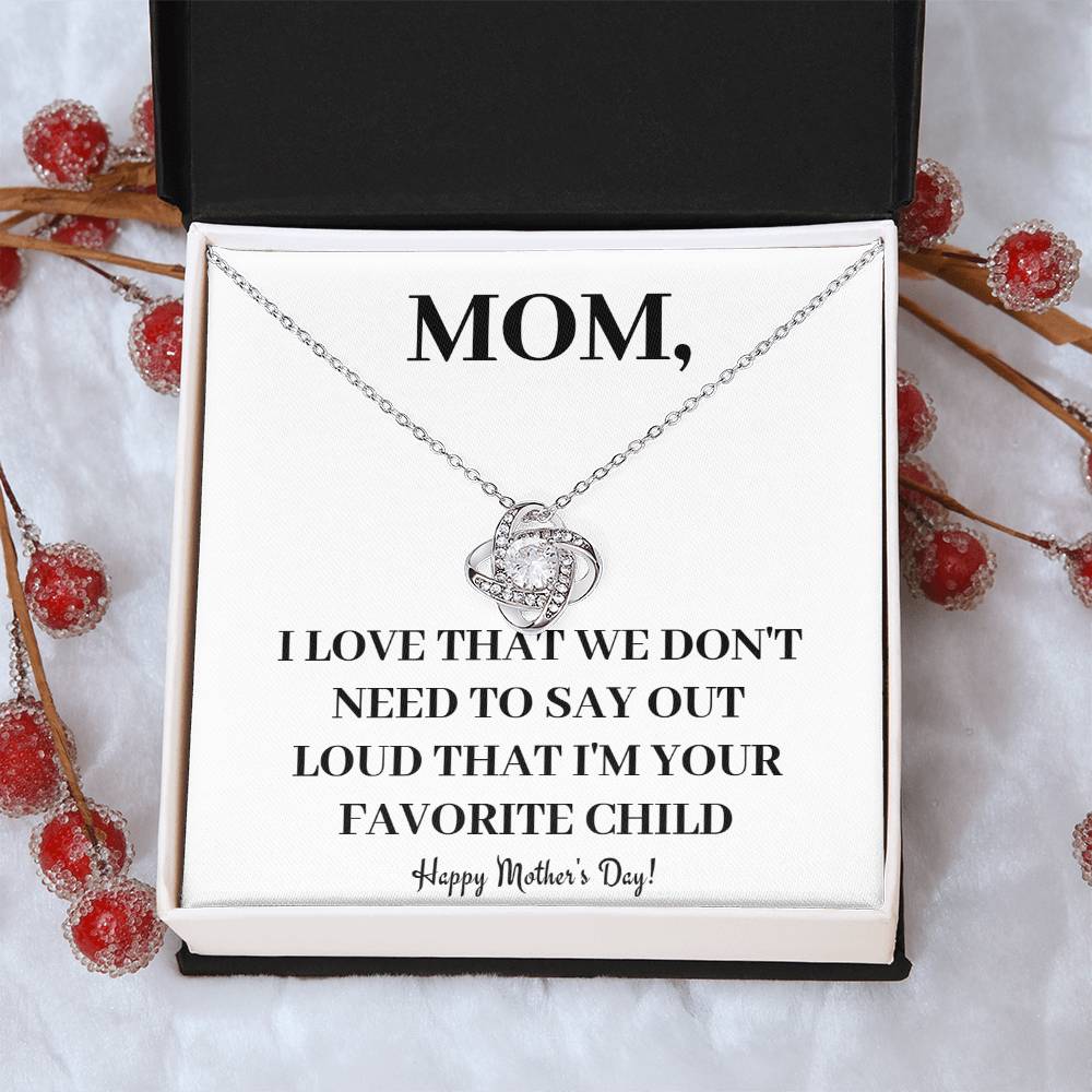 Happy Mother's Day - Beautiful Ne Love Knot Necklace