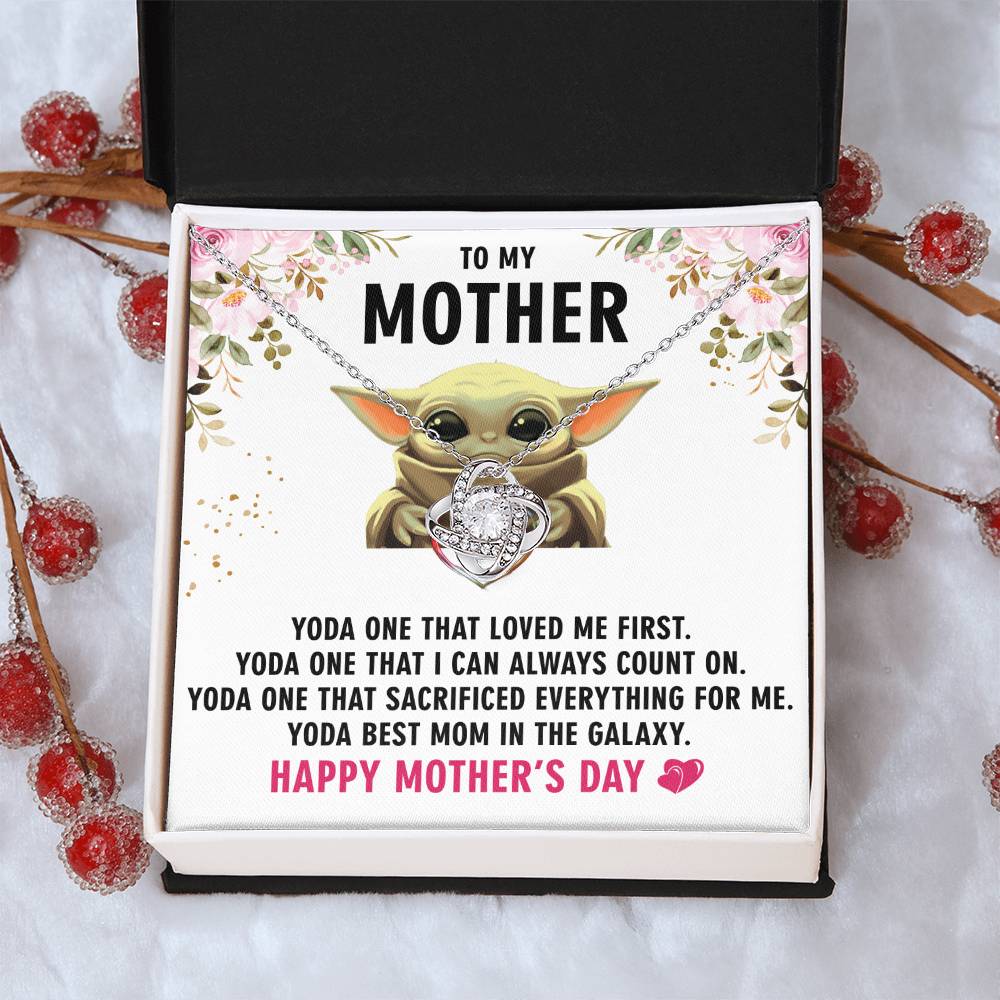 Best Mother's Day Gift For Mom-Necklace For Mom Love Knot Necklace
