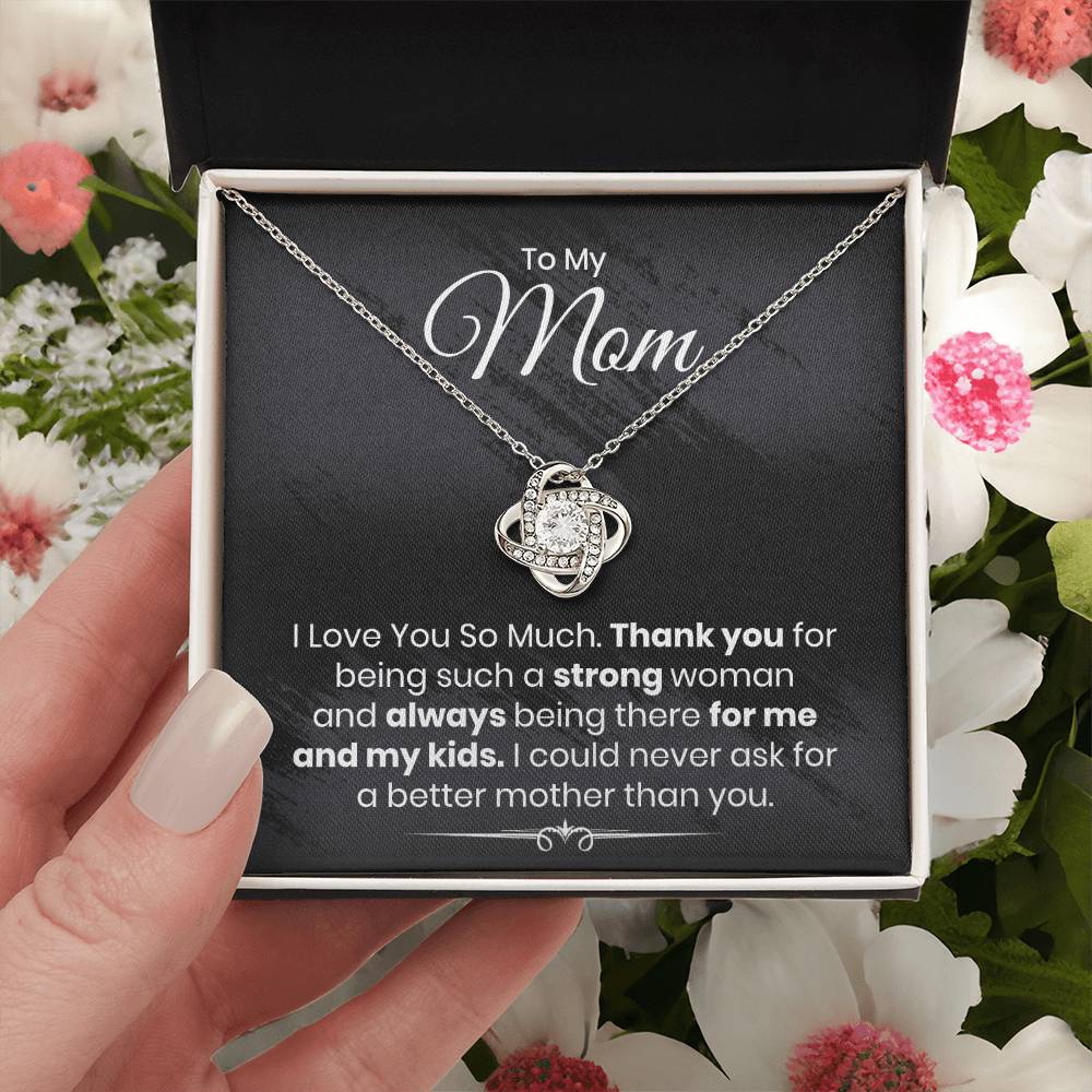 Almost Gone To My Mom - I Love You So Much - The Love Knot Necklace 1 Love Knot Necklace