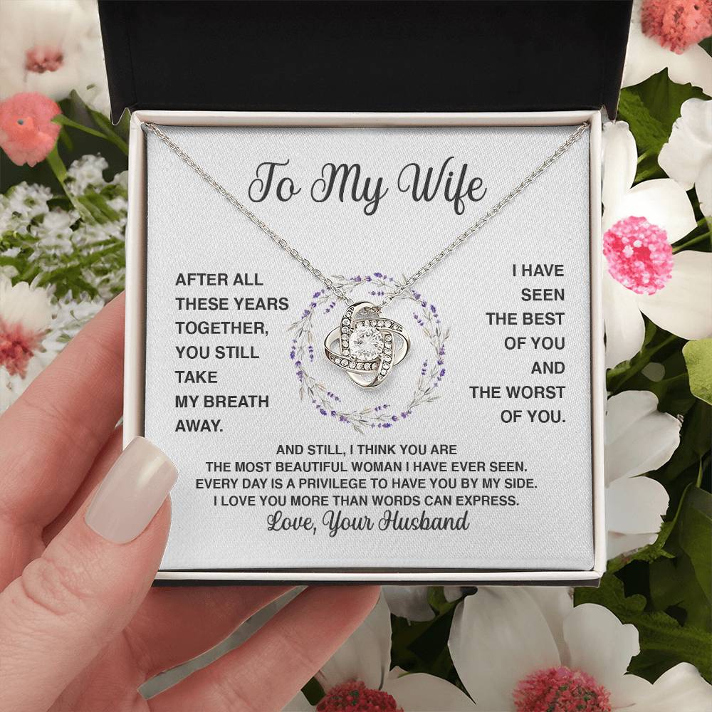 Delivery By Mother's Day Wf032   Gift Fo Love Knot Necklace