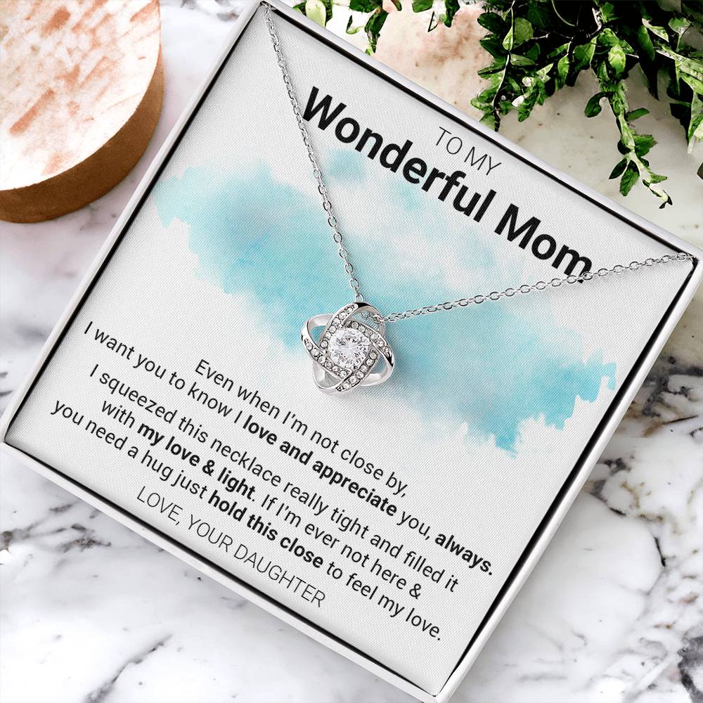 Gift For Mom - Always - Love Knot Love Knot Necklace