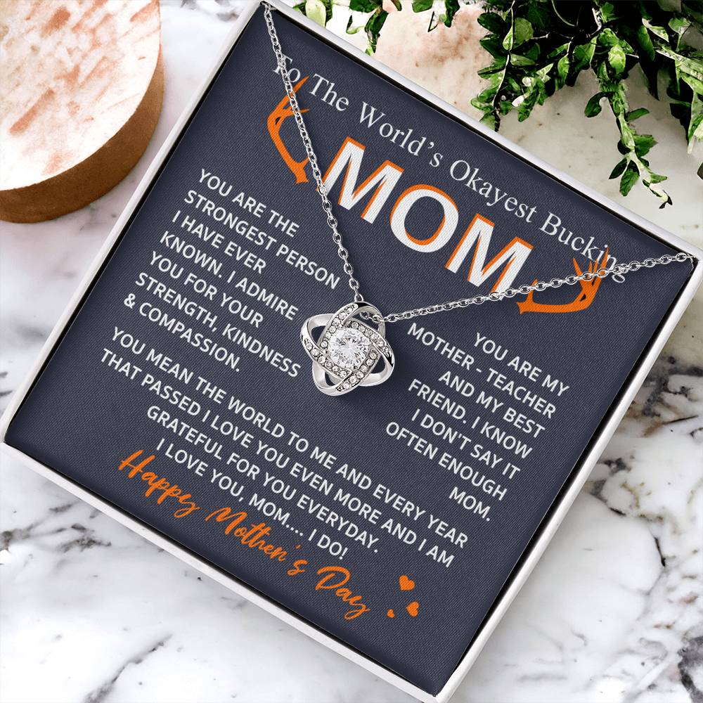 Hilarious Mother's Day Necklace Love Knot Necklace