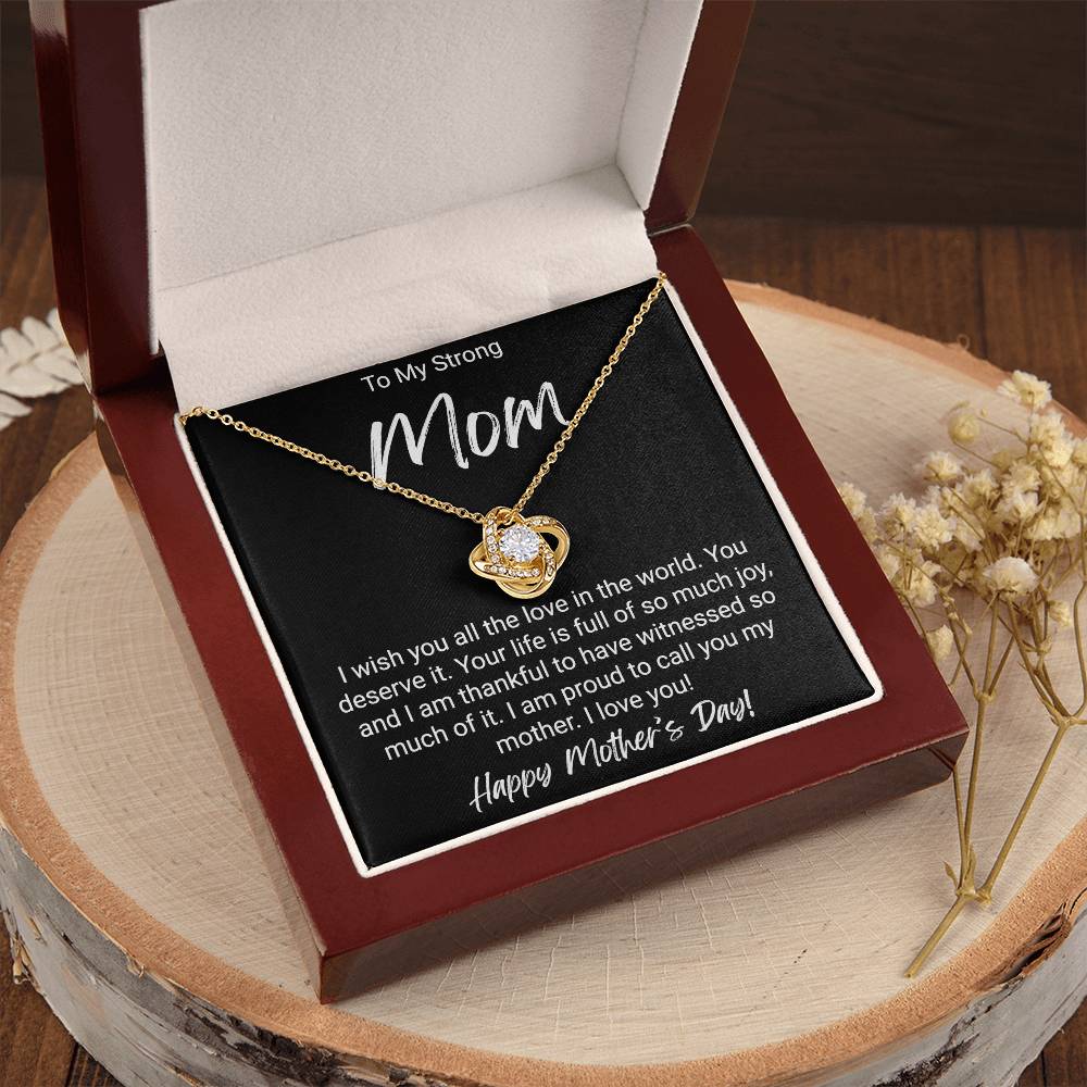 Mother's Day Gift For Mom - Love Knot Necklace Love Knot Necklace