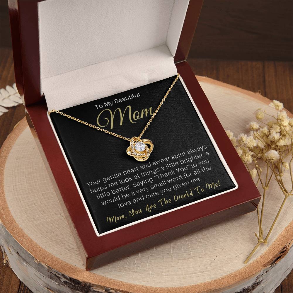 The Beautiful Necklace Gift For Mom On Every Occasion - Love Knott Necklace - 14 Love Knot Necklace