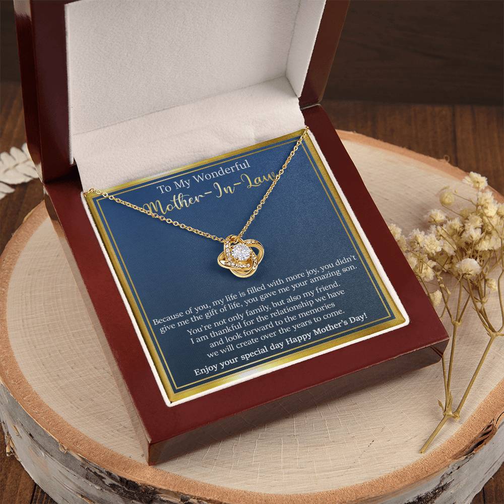 Gift For Mother-In-Law - The Memories - Love Knot Love Knot Necklace