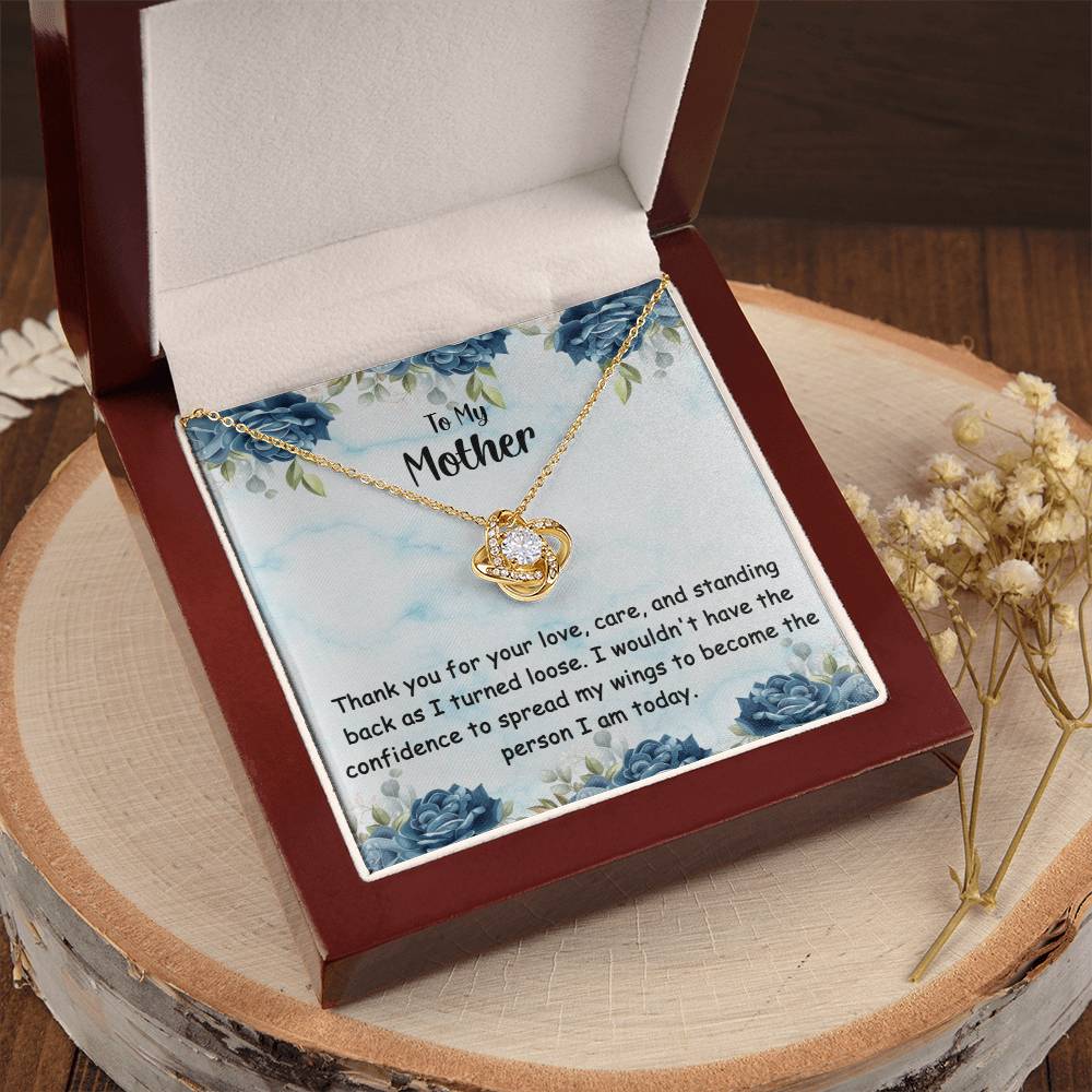Mother's Day Happy Birthday Or Just To Say Thank You Mom -18 Love Knot Necklace