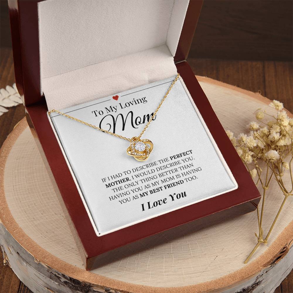Heartlfelt Mother's Day Gift Love Knot Necklace