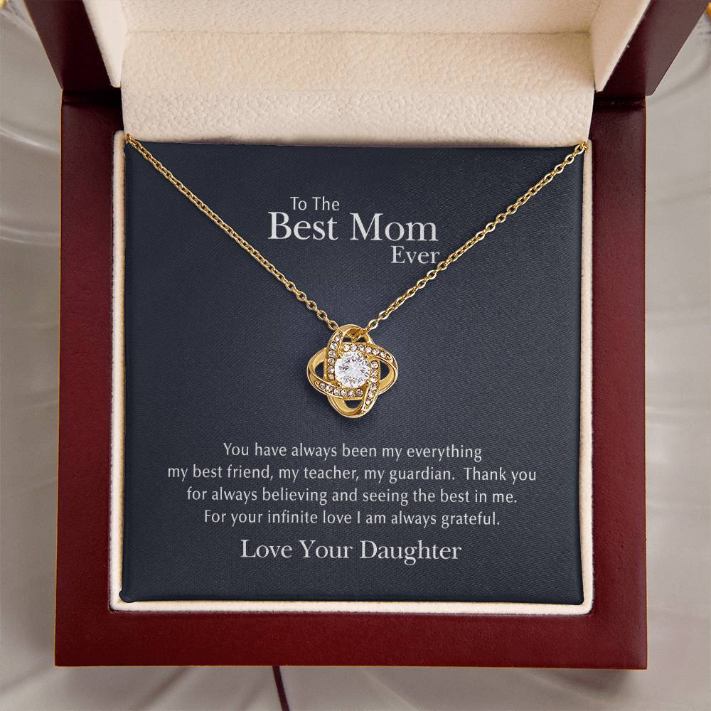 Infinite Love Love Knot Necklace