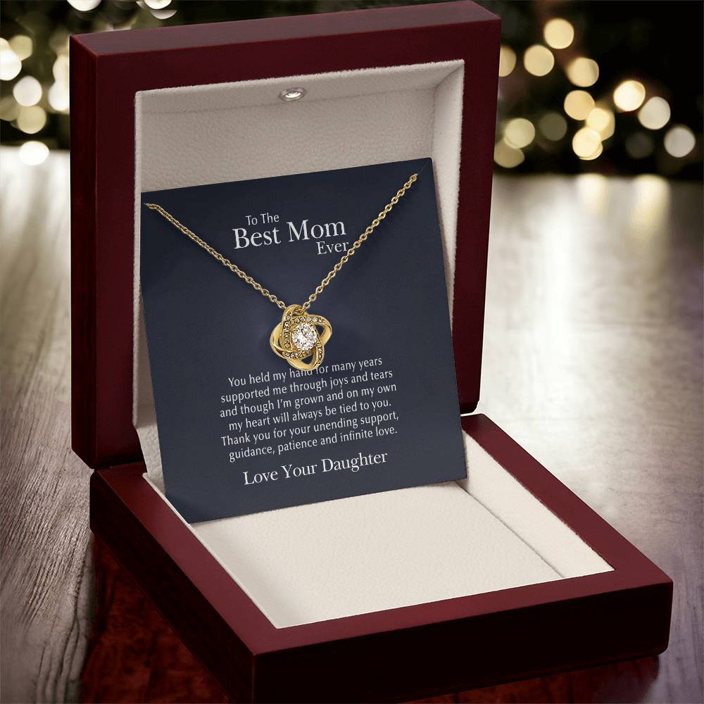 Always Be Tied To You Love Knot Necklace