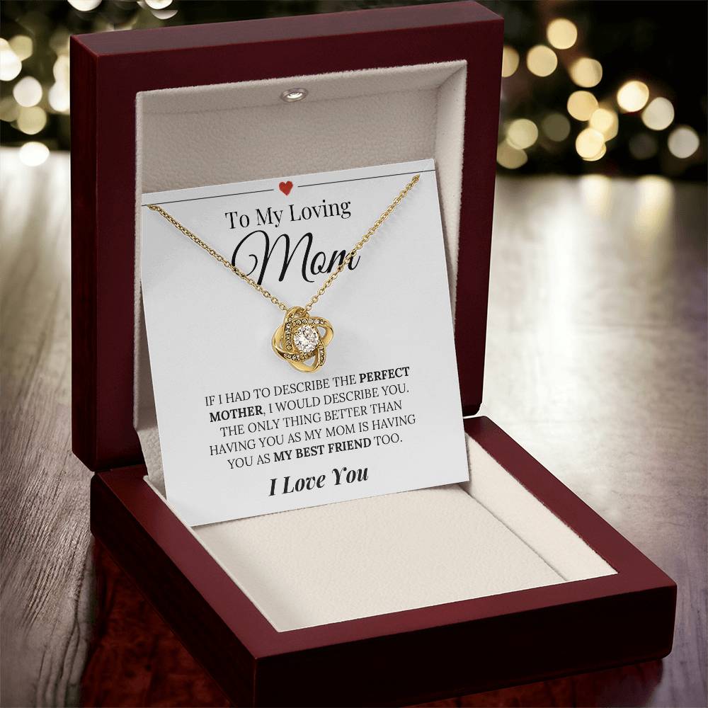 Heartlfelt Mother's Day Gift Love Knot Necklace