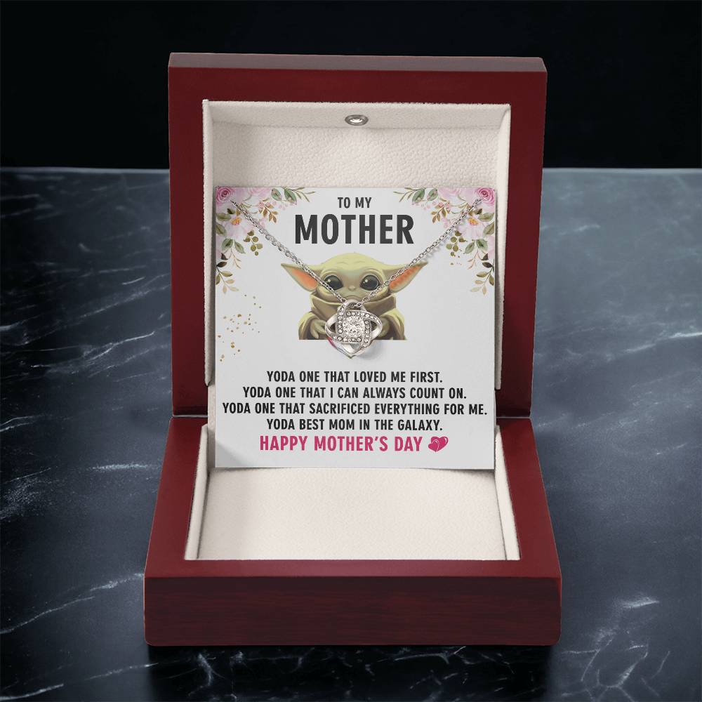 Best Mother's Day Gift For Mom-Necklace For Mom Love Knot Necklace