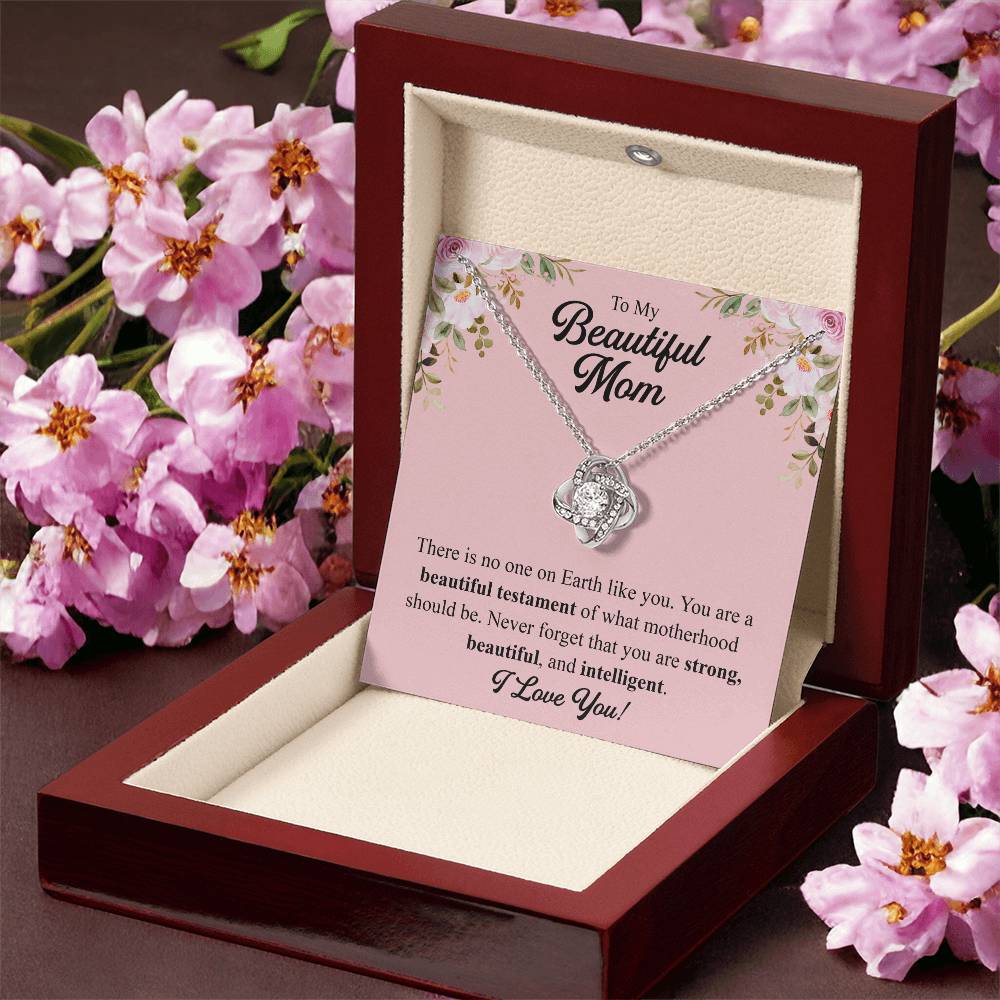 Mothers Day Gift From Daughter Mother Of The Groom Gift From Son Presents For Mom Birthday Sentimental Jewelry Necklace For Mom 2 Love Knot Necklace