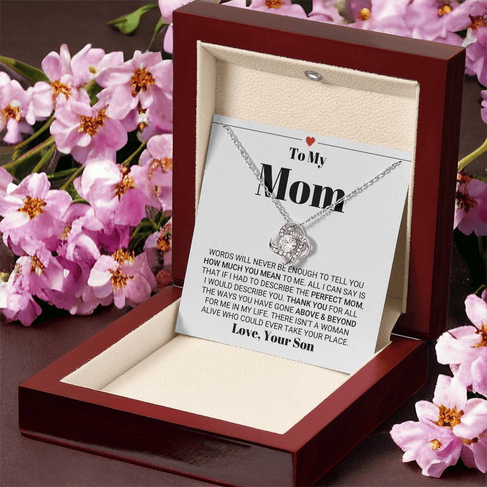Mother's Day Gift From Son Love Knot Necklace