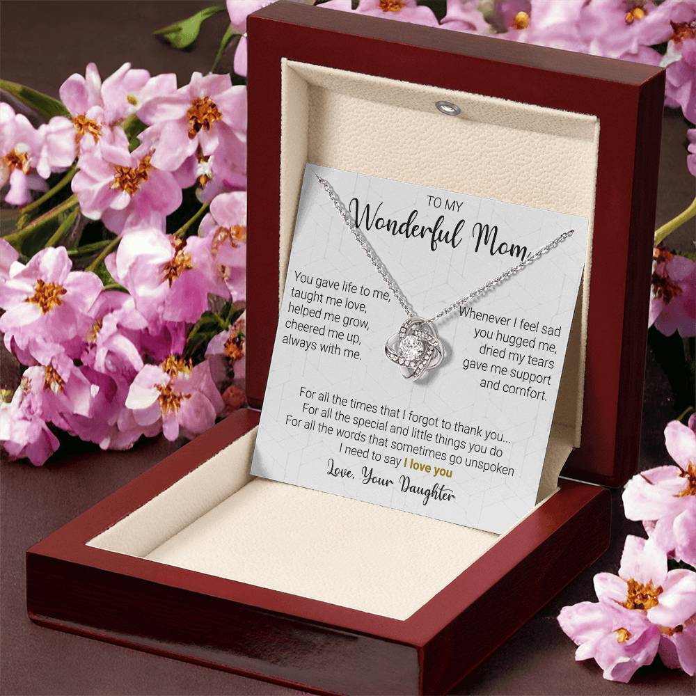 Gift For Mom - Little Things - Love Knot Love Knot Necklace