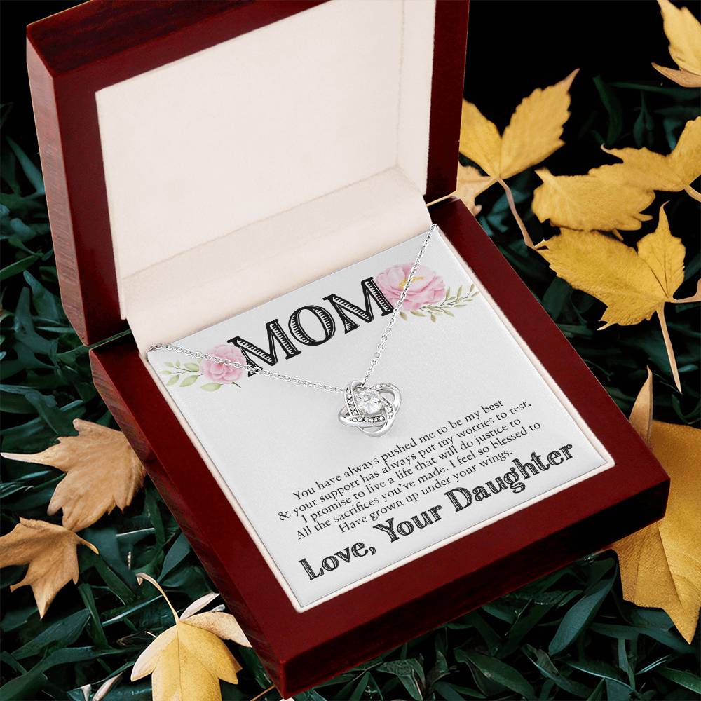Gift For Mom - Love Knot Necklace 4 Love Knot Necklace