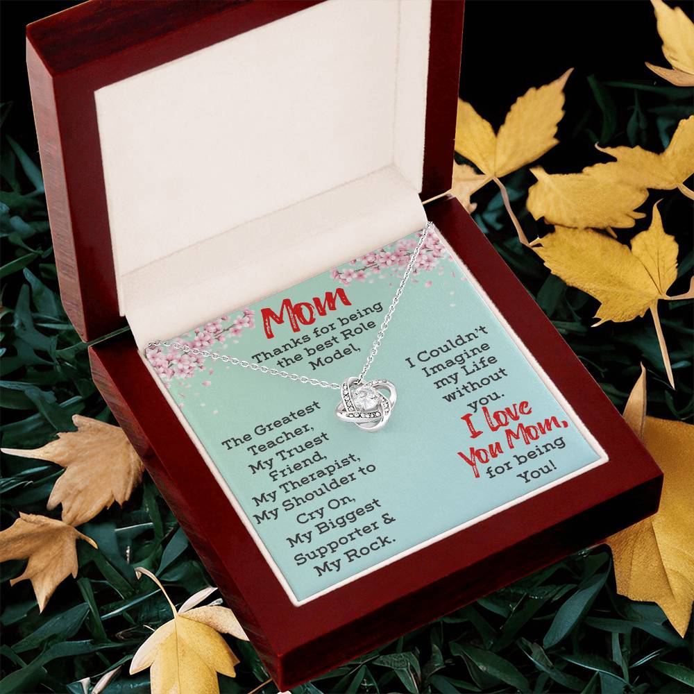 Exclusive Necklace Gift For Mom Love Knot Necklace