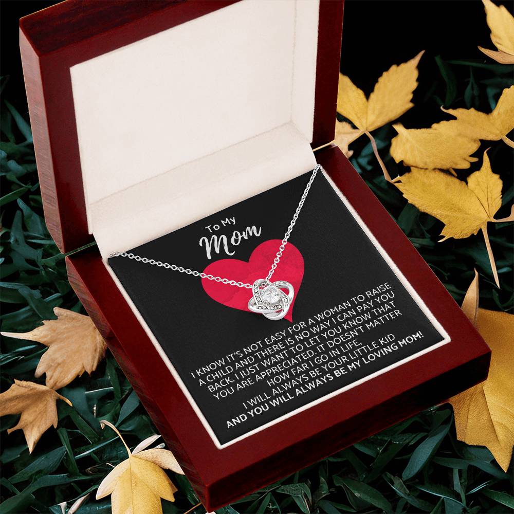 Premium Mother's Day Necklace Customize Gift For Your Loving Mom! ❤️ Love Knot Necklace