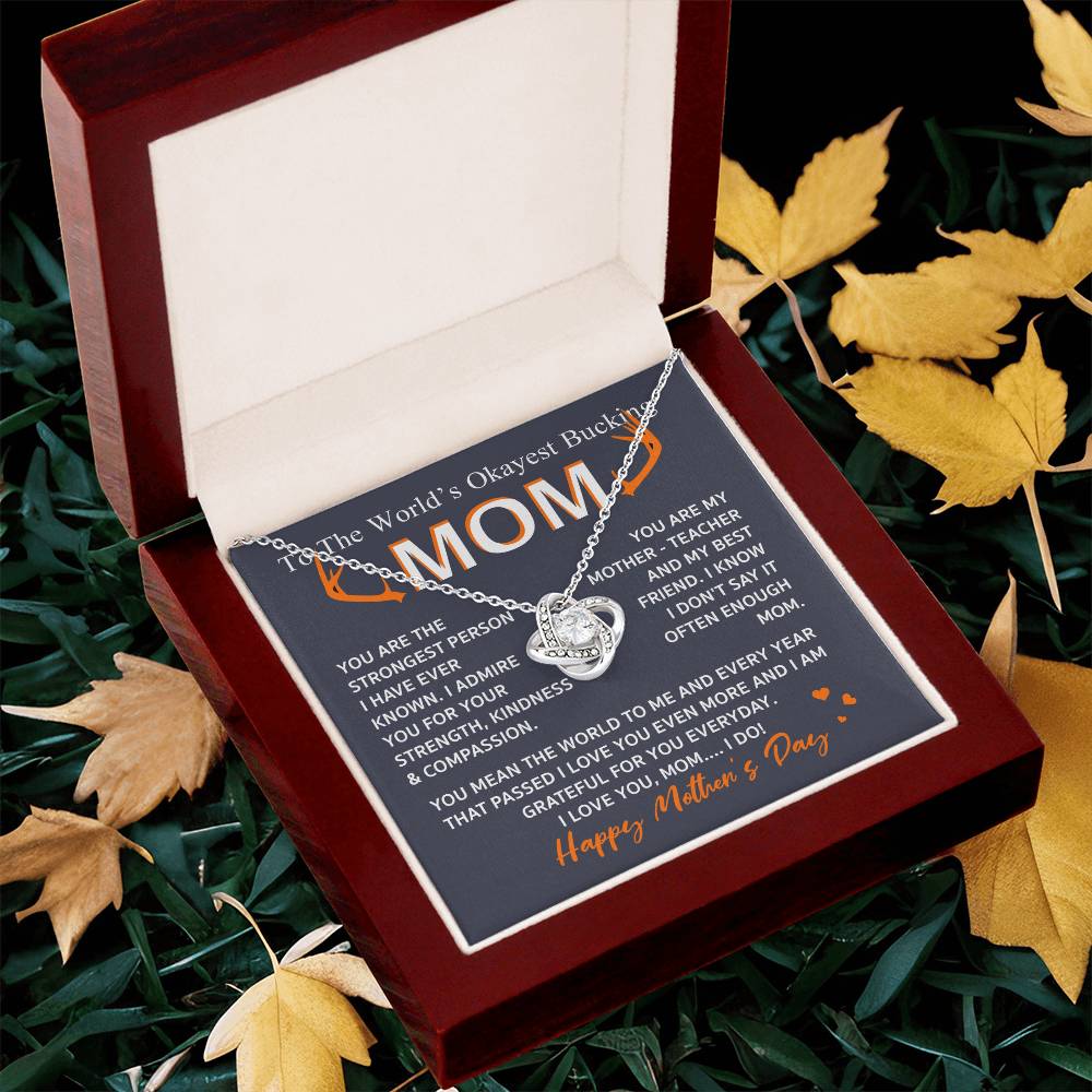 Hilarious Mother's Day Necklace Love Knot Necklace
