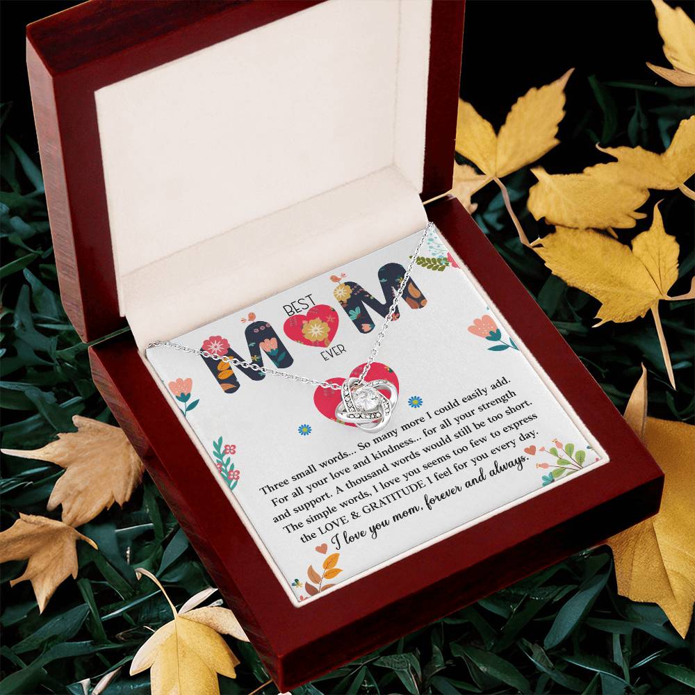 Best Mom Ever - The Love Knot Necklace Love Knot Necklace