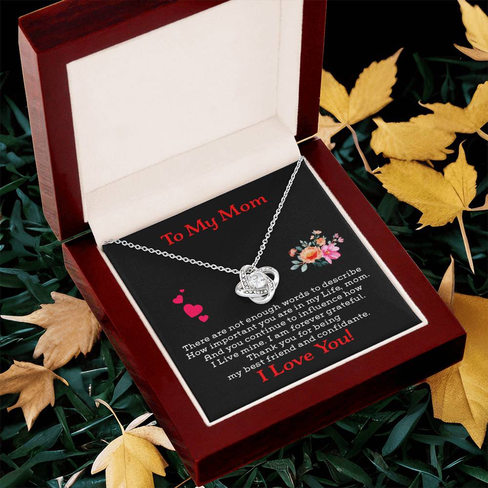 Gift For Mom - Love Knot Necklace 6 Love Knot Necklace