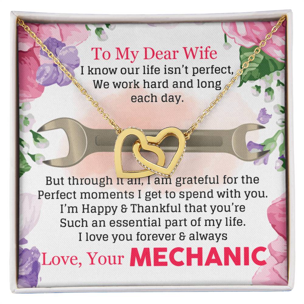 Mechanic'S Wife - Interlocking Heart Necklace Interlocking Hearts Necklace