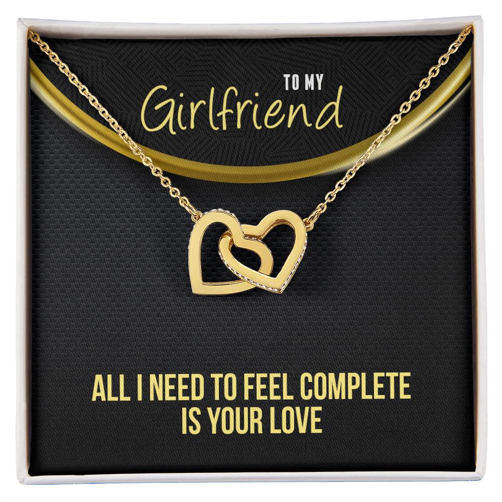 Interlocking Hearts - Romantic Necklace Interlocking Hearts Necklace