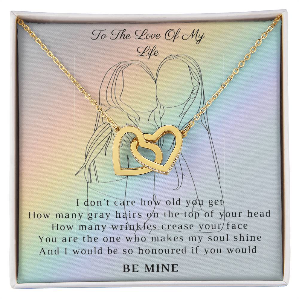 Love Of My Life Interlocking Heart Necklace Interlocking Hearts Necklace