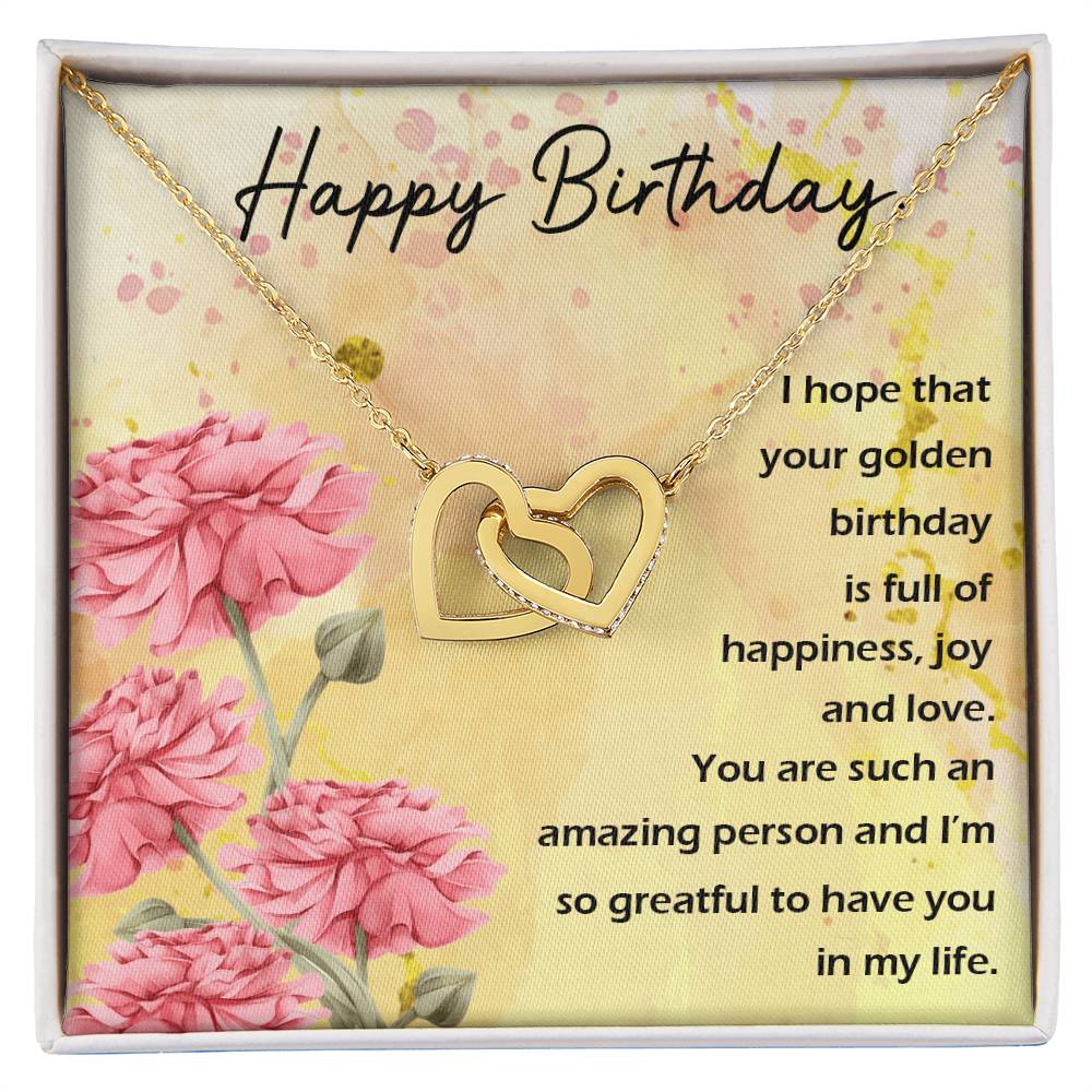 Interlocked Heart Neckless - For Birthday Interlocking Hearts Necklace