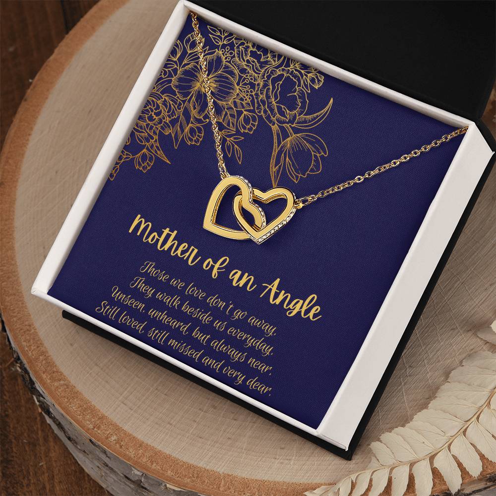 Mother Of An Angel - Interlocking Hearts Interlocking Hearts Necklace