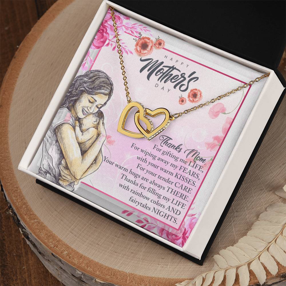 Gift For Mom - Giving Thanks Interlocking Hearts Necklace