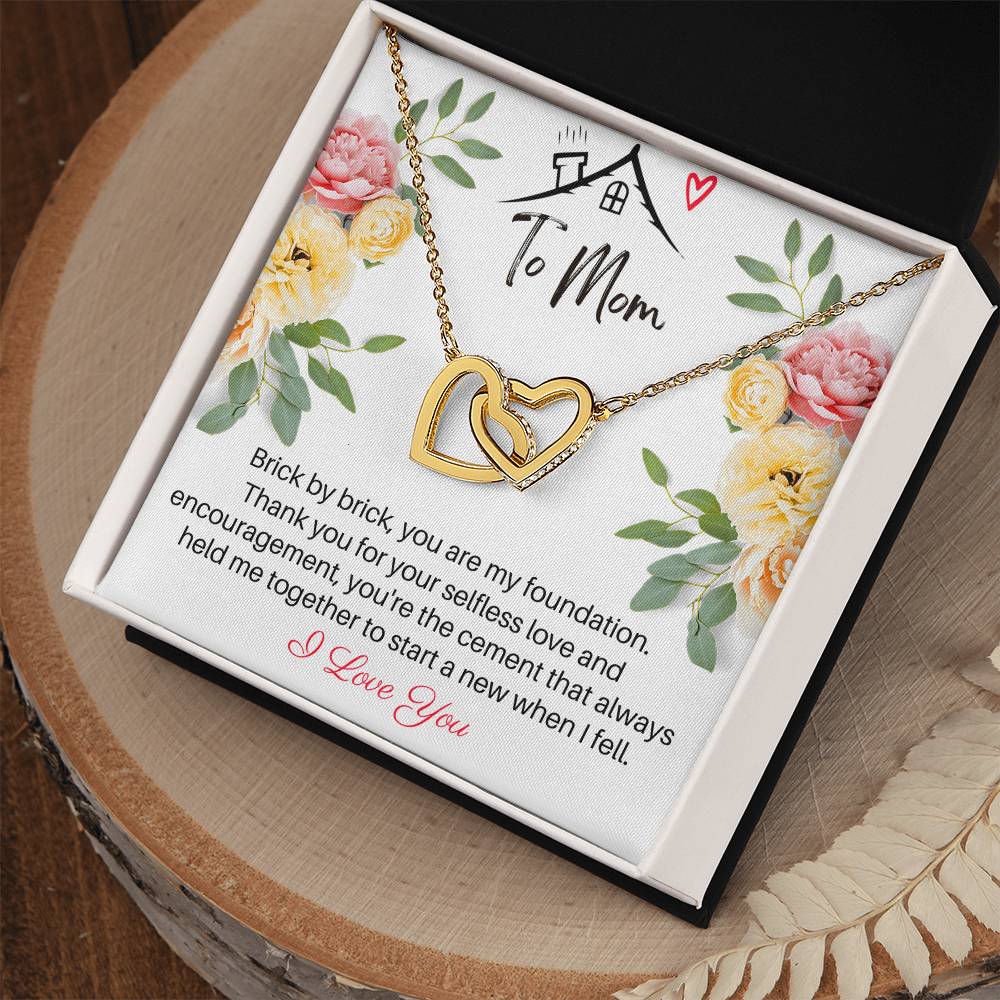 Perfect Necklace For Mom On Any Occasion Interlocking Hearts Necklace