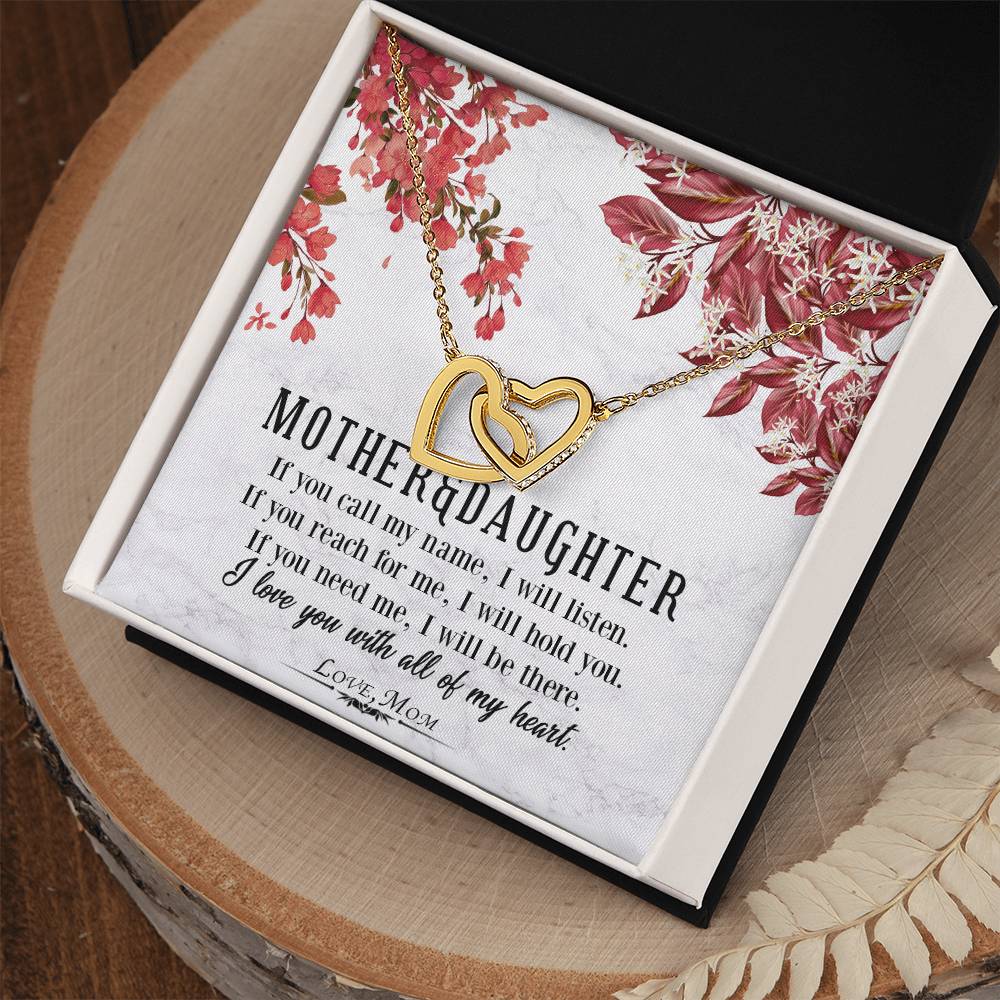 Mother & Daughter- Interlocking Hearts Interlocking Hearts Necklace