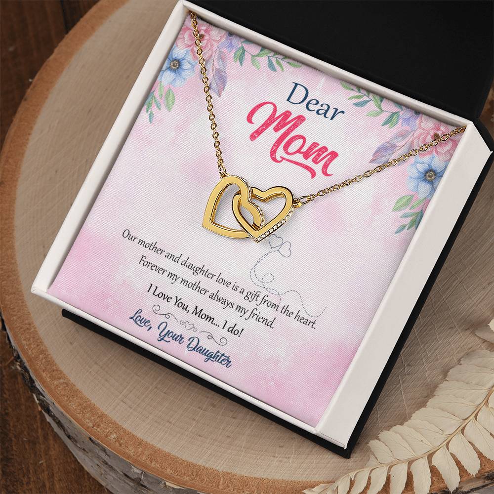 Mother'S Day Gift — Interlocking Hearts Necklace