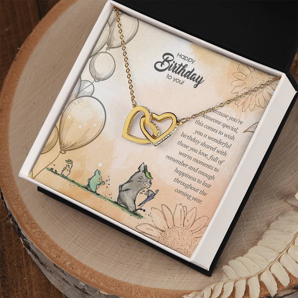 Warm Love - Interlocking Hearts Necklace