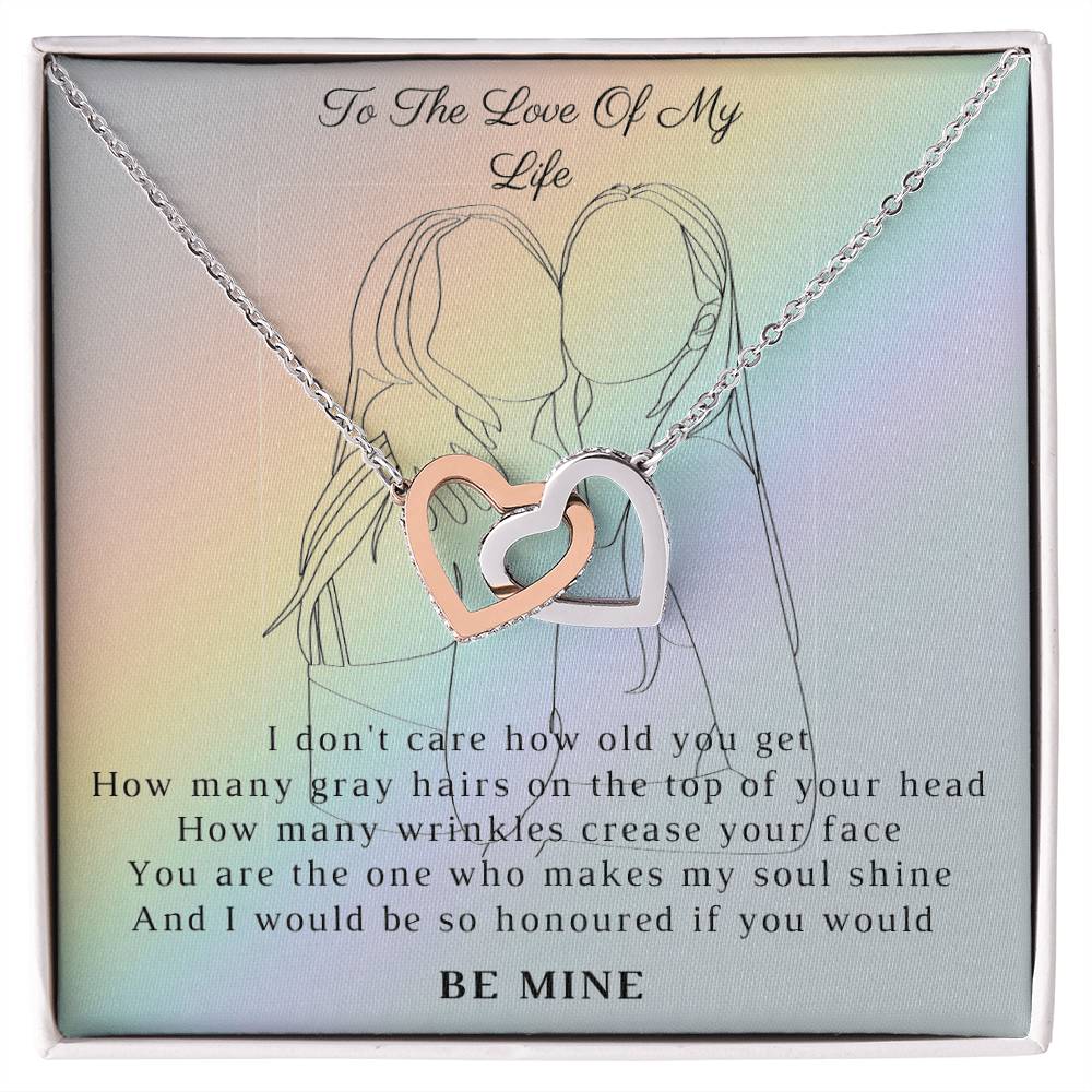 Love Of My Life Interlocking Heart Necklace Interlocking Hearts Necklace