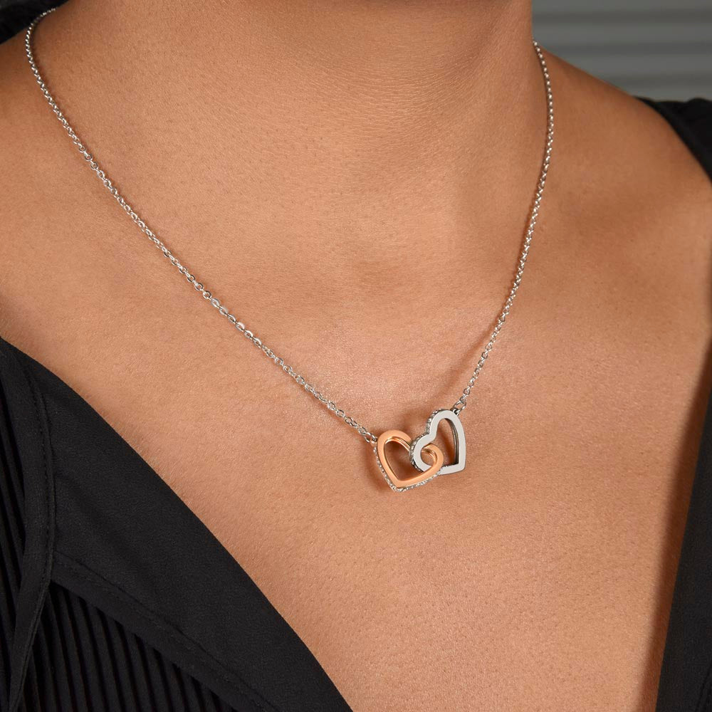 Oilfield Man'S Girlfriend - Interlocking Heart Necklace Interlocking Hearts Necklace