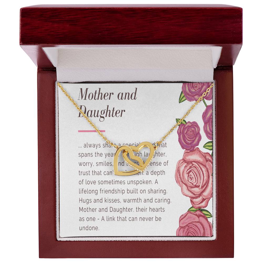MO9E56~1 Interlocking Hearts Necklace