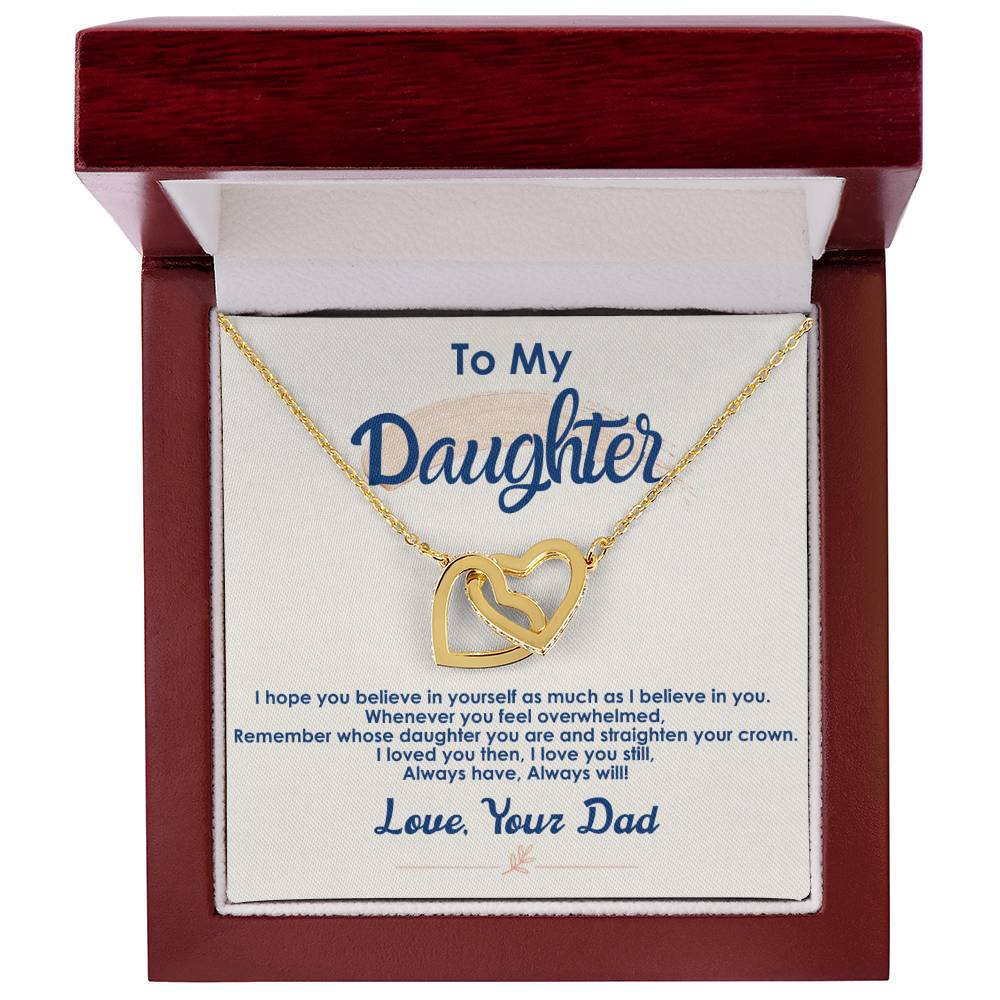 Collection Daughter - My Little Princess - Interlocking Hearts Necklace