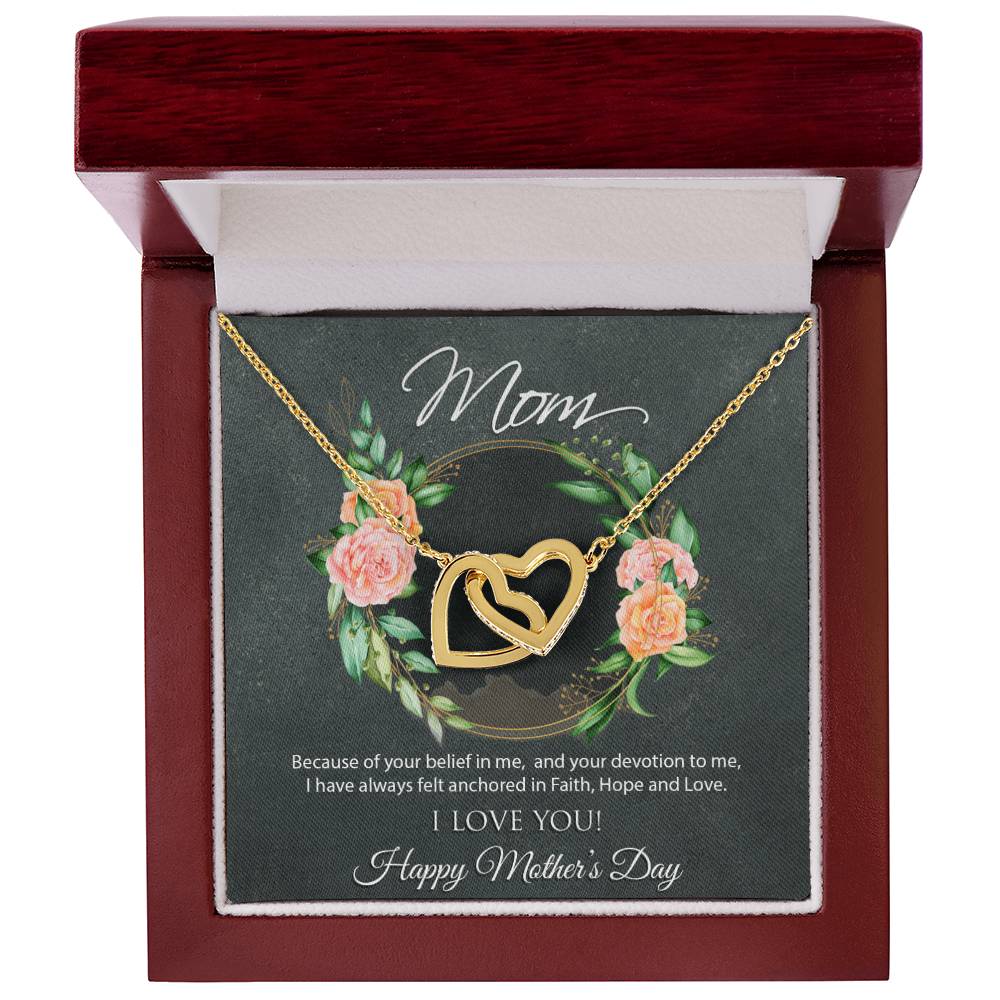 Interlocking Hearts Mother'S Day Necklace Interlocking Hearts Necklace