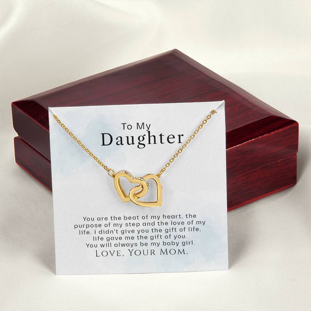 Collection Daughter - The Beat Of My Heart - Necklace Interlocking Hearts Necklace