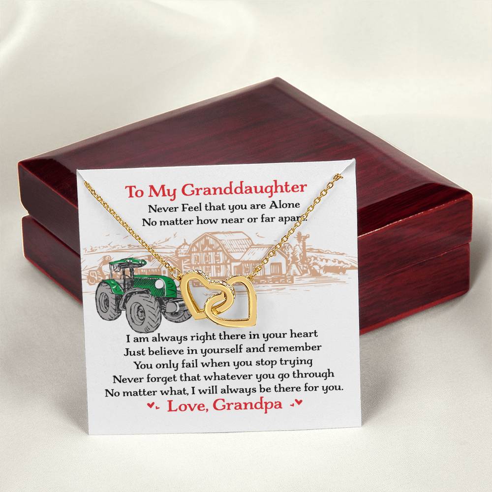 Farmer'S Granddaughter - Interlocking Heart Necklace Interlocking Hearts Necklace