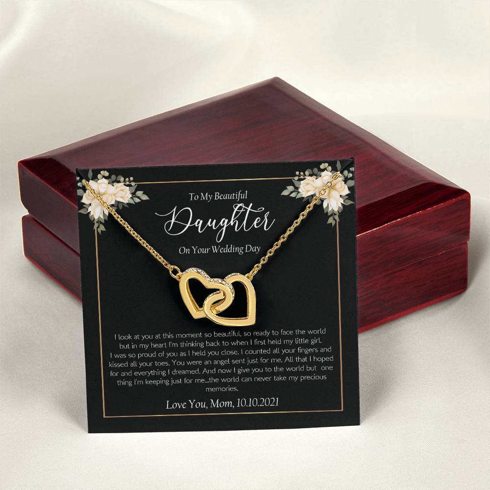 Daugther Wedding #2 Interlocking Hearts Necklace