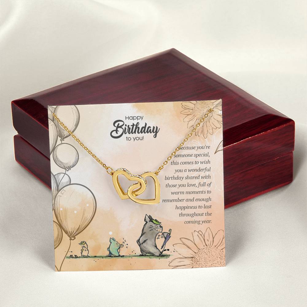 Warm Love - Interlocking Hearts Necklace
