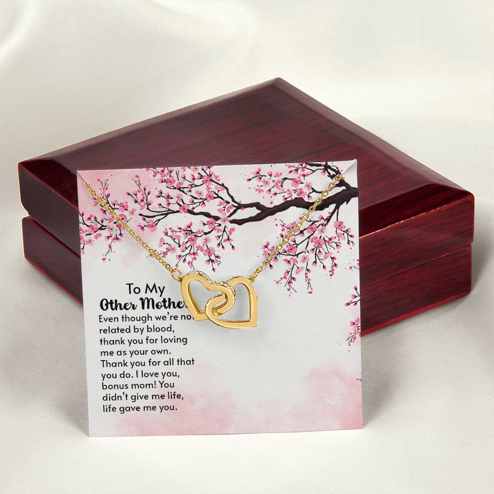 To My Mother - Interlocking Hearts Necklace