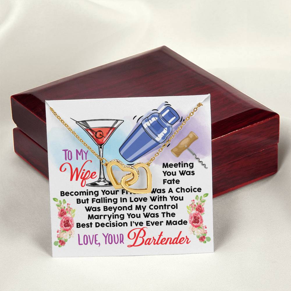 Bartender'S Wife - Interlocking Heart Necklace Interlocking Hearts Necklace