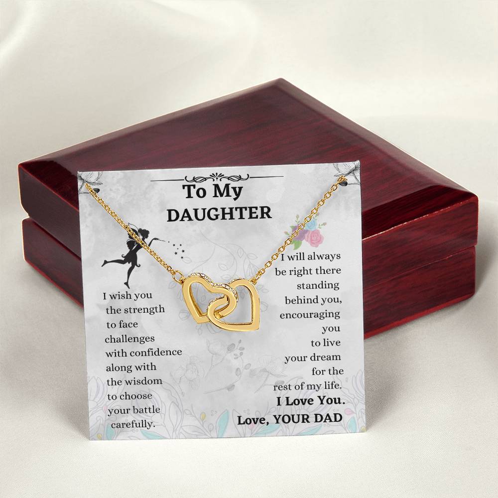 TO0951~1 Interlocking Hearts Necklace