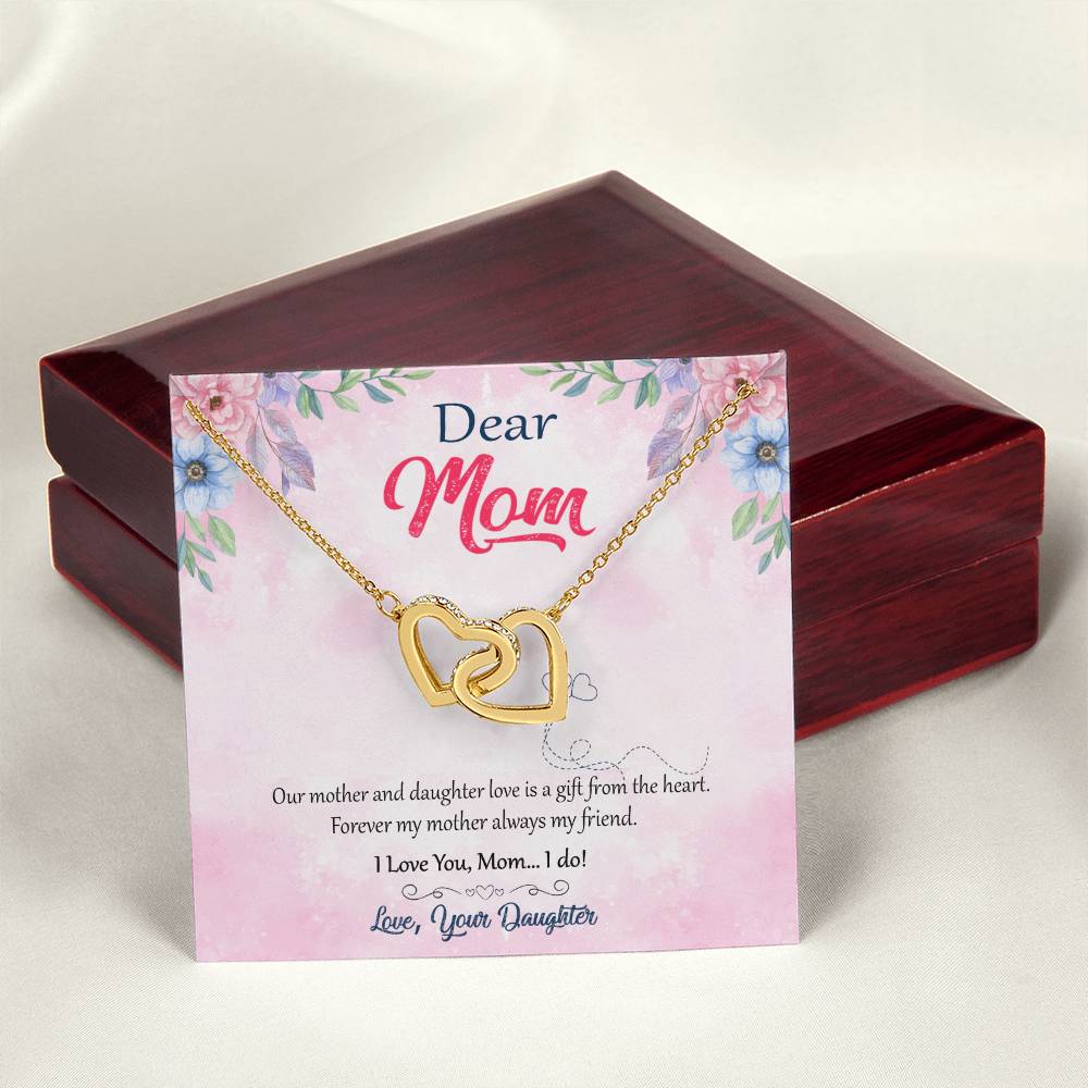 Mother'S Day Gift — Interlocking Hearts Necklace