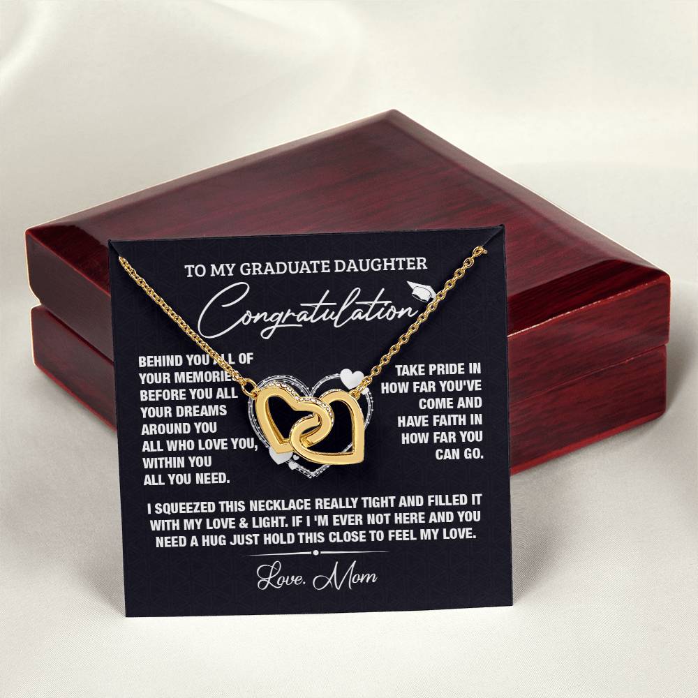 Behind You All Interlocking Hearts Necklace