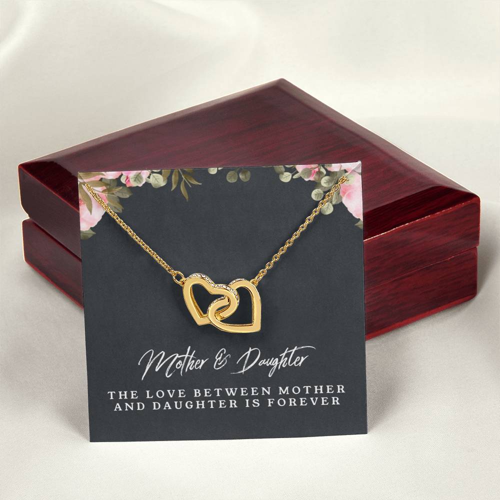 Mother & Daughter - Interlocking Heart Necklace Interlocking Hearts Necklace